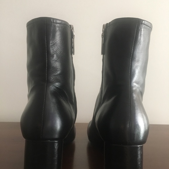 SOLD Prada Black Leather Bootie Sz 38.5 - Picture 3 of 12